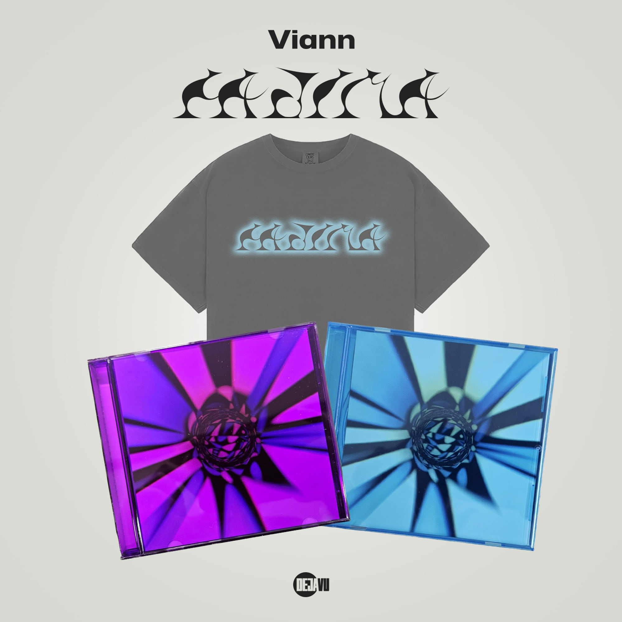 Viann [HAJIMA] T-SHIRT + CD (Purple / Blue)